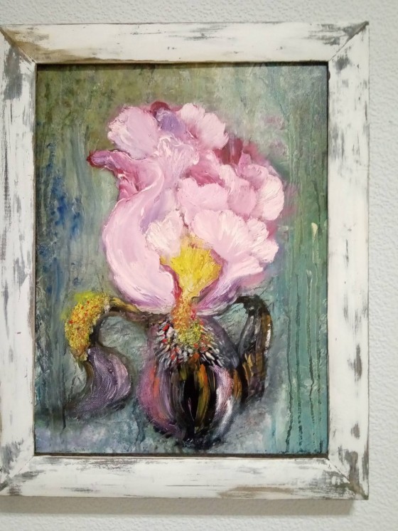 Painting маслом Орхидеи 