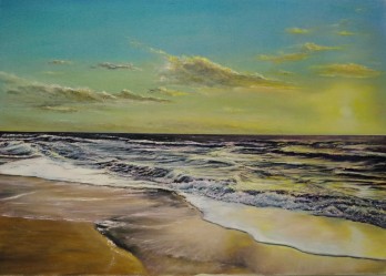 Painting маслом Счастье есть