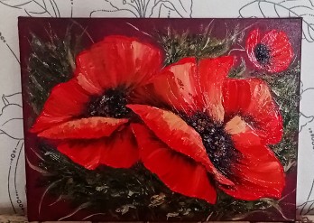 Painting маслом Маки
