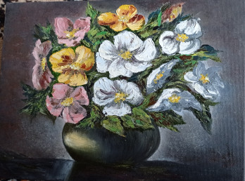 Painting маслом Букет 