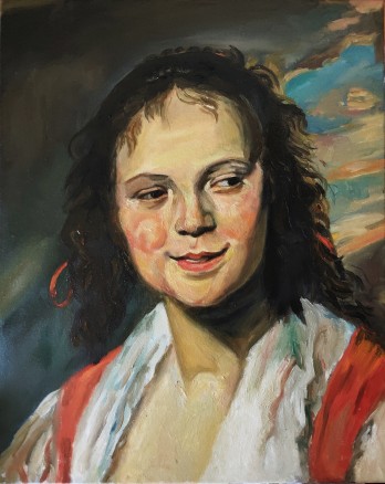 Painting маслом Копия Франс Халс "Цыганка"