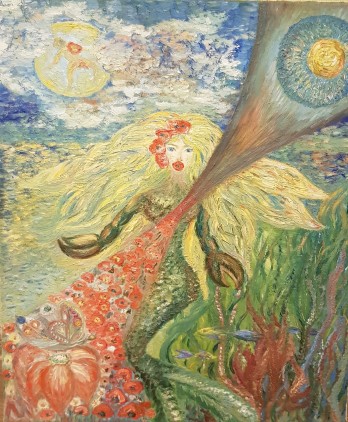 Painting маслом Русалка