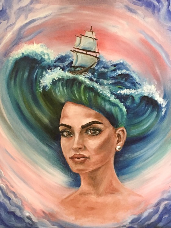 Painting маслом Ольга