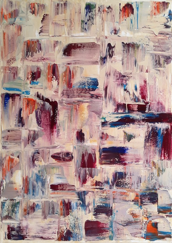 Painting в смешанной технике Абстракция маслом 