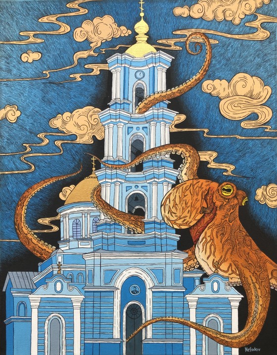 Painting акрилом Вне добра и зла