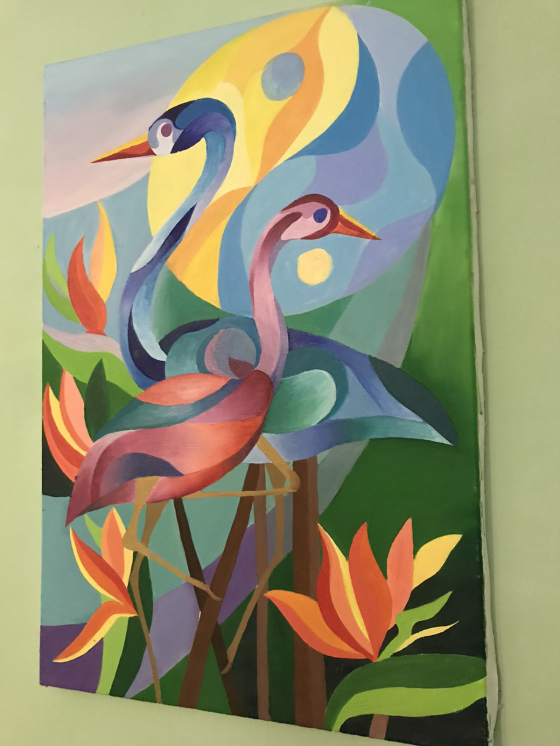 Painting маслом Інь І Янь