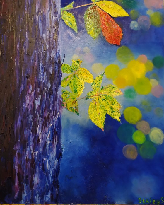 Painting маслом Дерево жизни.