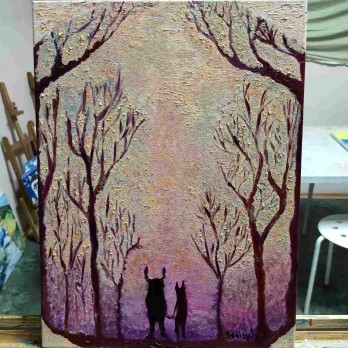 Painting маслом Новая история