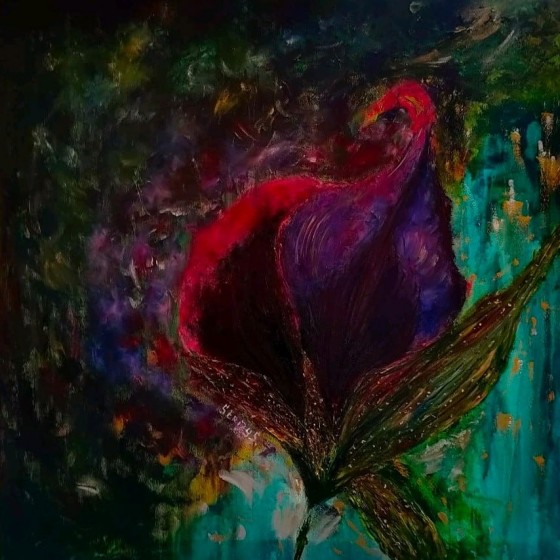 Painting маслом Тайна