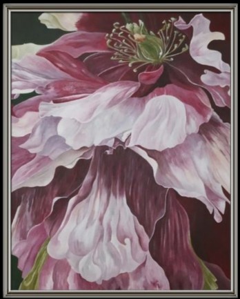 Painting в смешанной технике Пламя