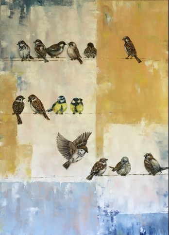 Painting маслом Птицы