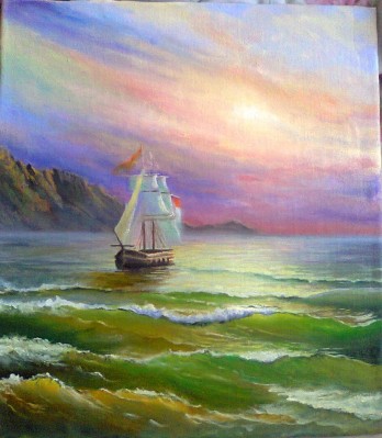 Painting маслом Паруса надежды