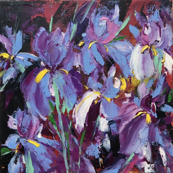 Painting маслом Мелодия флейты