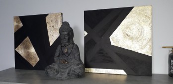 Painting акварелью "Буда"