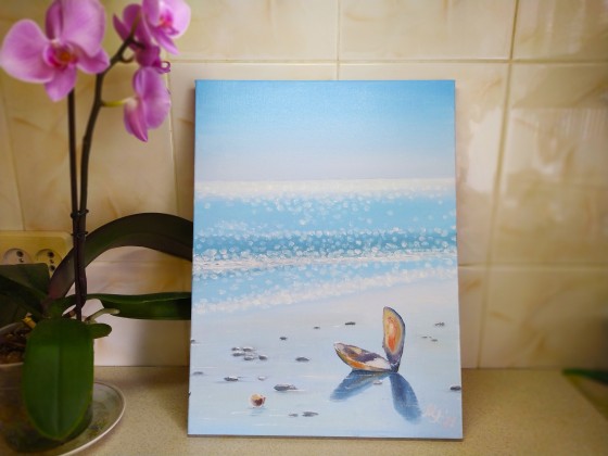 Painting маслом Shell