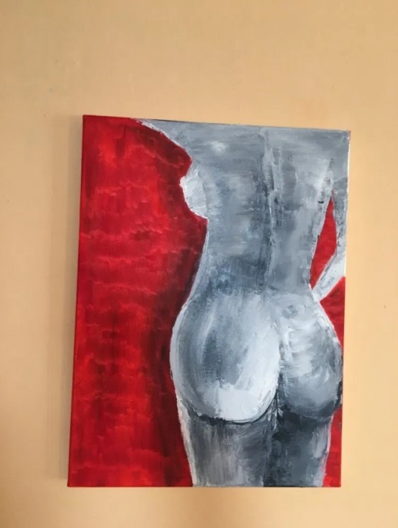 Painting маслом Женское тело