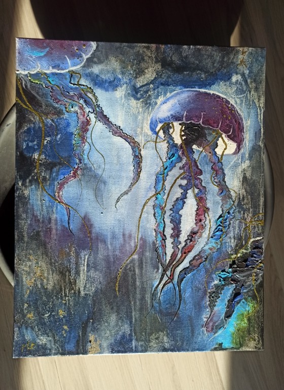 Painting маслом Медузы