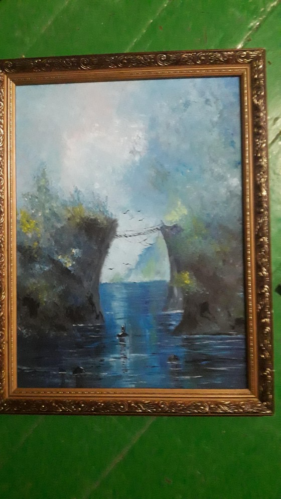 Painting маслом Туман 