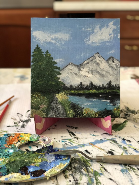 Painting маслом Природа 