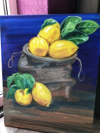 Painting маслом Sicilian taste 