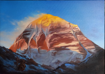Painting маслом Картина "гора Кайлас " 