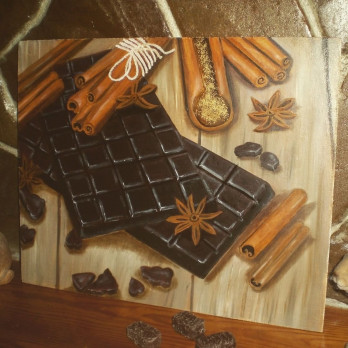 Painting маслом Шоколад