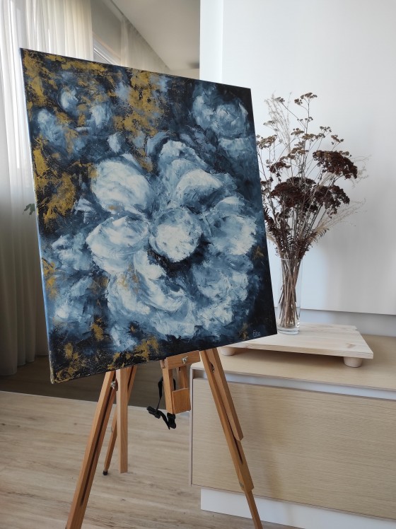 Painting маслом Индиго