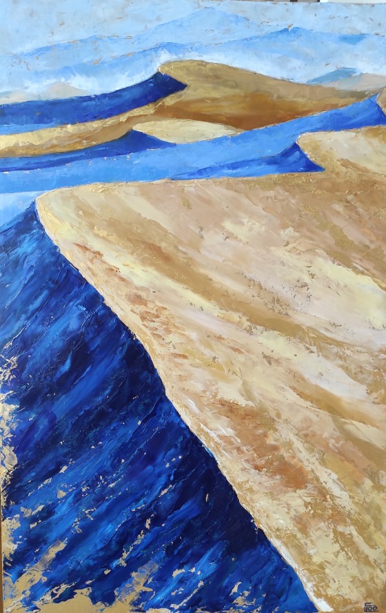 Painting маслом Дюна