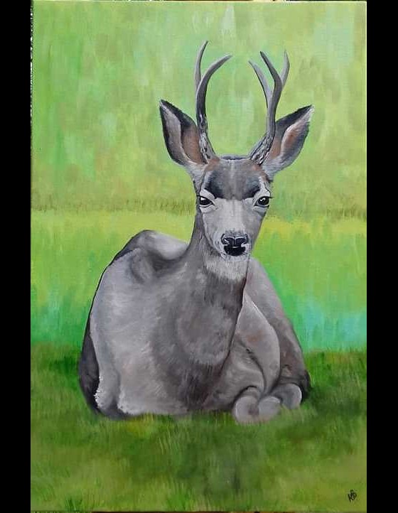 Painting маслом Козлик