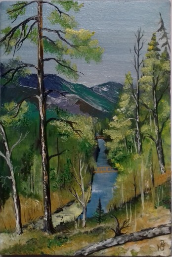 Painting маслом Краєвиди Осмолоди