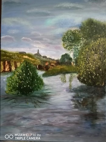 Painting маслом Пейзаж 