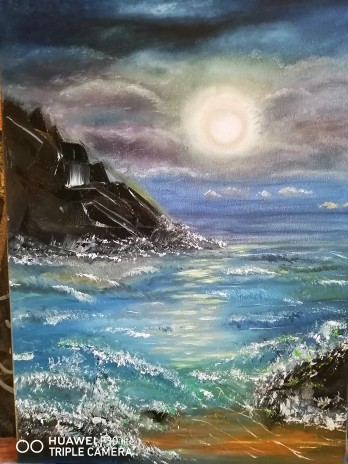 Painting маслом Море 