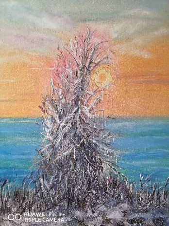 Painting маслом Пусть всегда будет солнце 