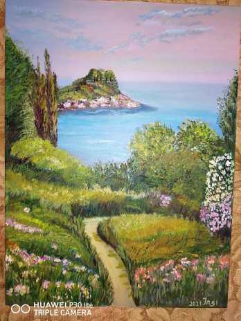 Painting маслом Южный берег 