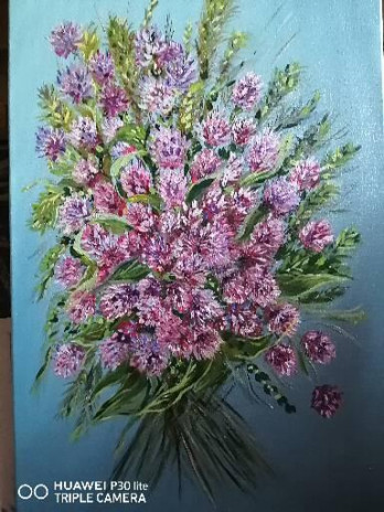 Painting маслом Клевер 