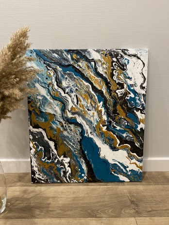 Painting акрилом Разлив 