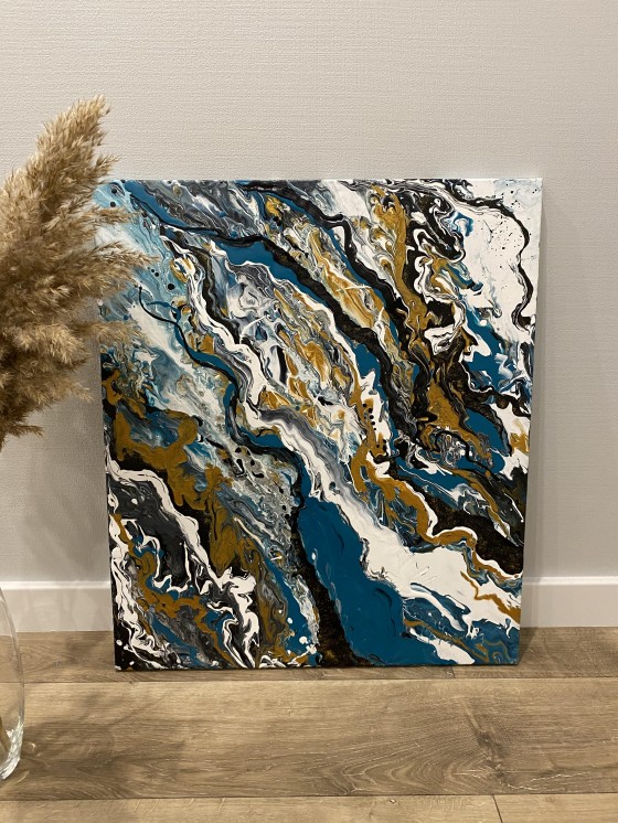 Painting акрилом Разлив 