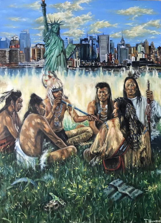 Painting маслом Пошаманили