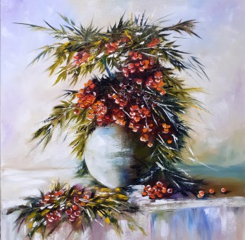 Painting маслом Абстрактный букет