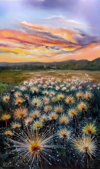 Painting маслом Картина маслом " Всплеск эмоций".