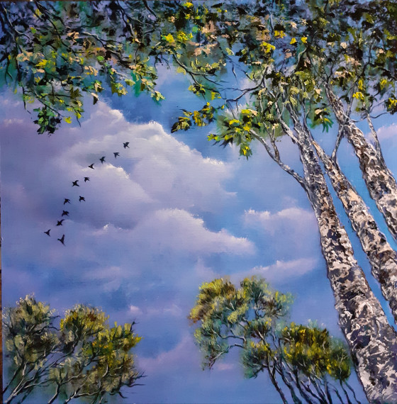 Painting маслом Картина маслом "Воодушевление ".