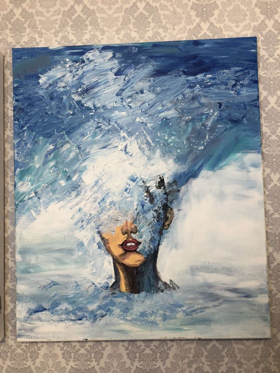 Painting акрилом Море думок