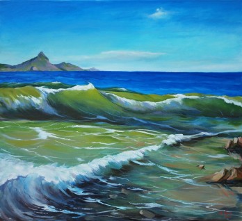 Painting маслом Далекі береги