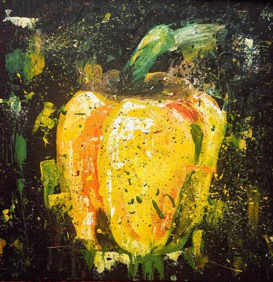 Painting акрилом Взрывной перчик