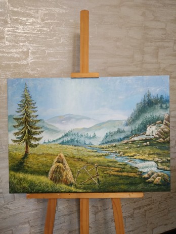 Painting акрилом Не все золото що блищить