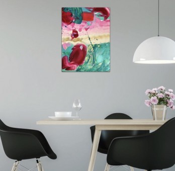 Painting акрилом Strange Flamingo