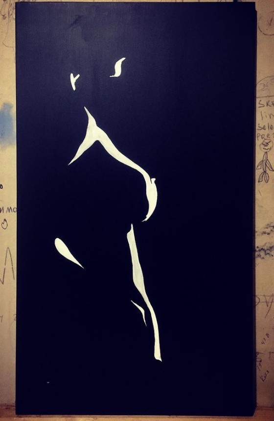 Painting акрилом Figure