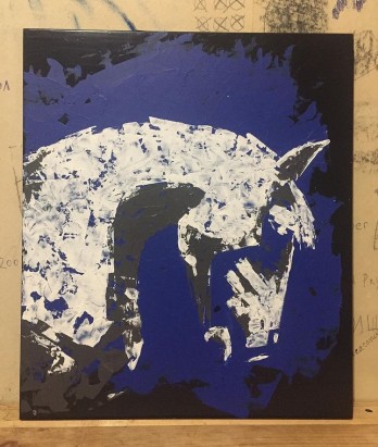 Painting акрилом Horse