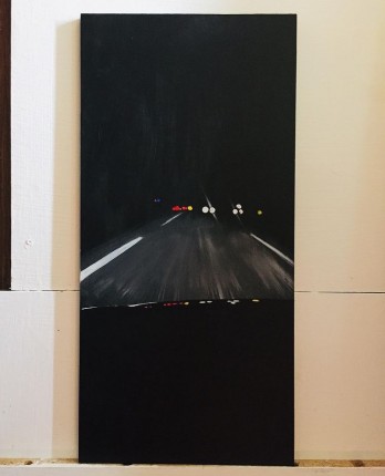 Painting акрилом Autobahn A7