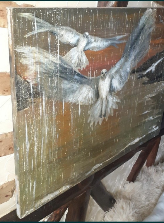 Painting маслом Картина маслом "Неизбежность"